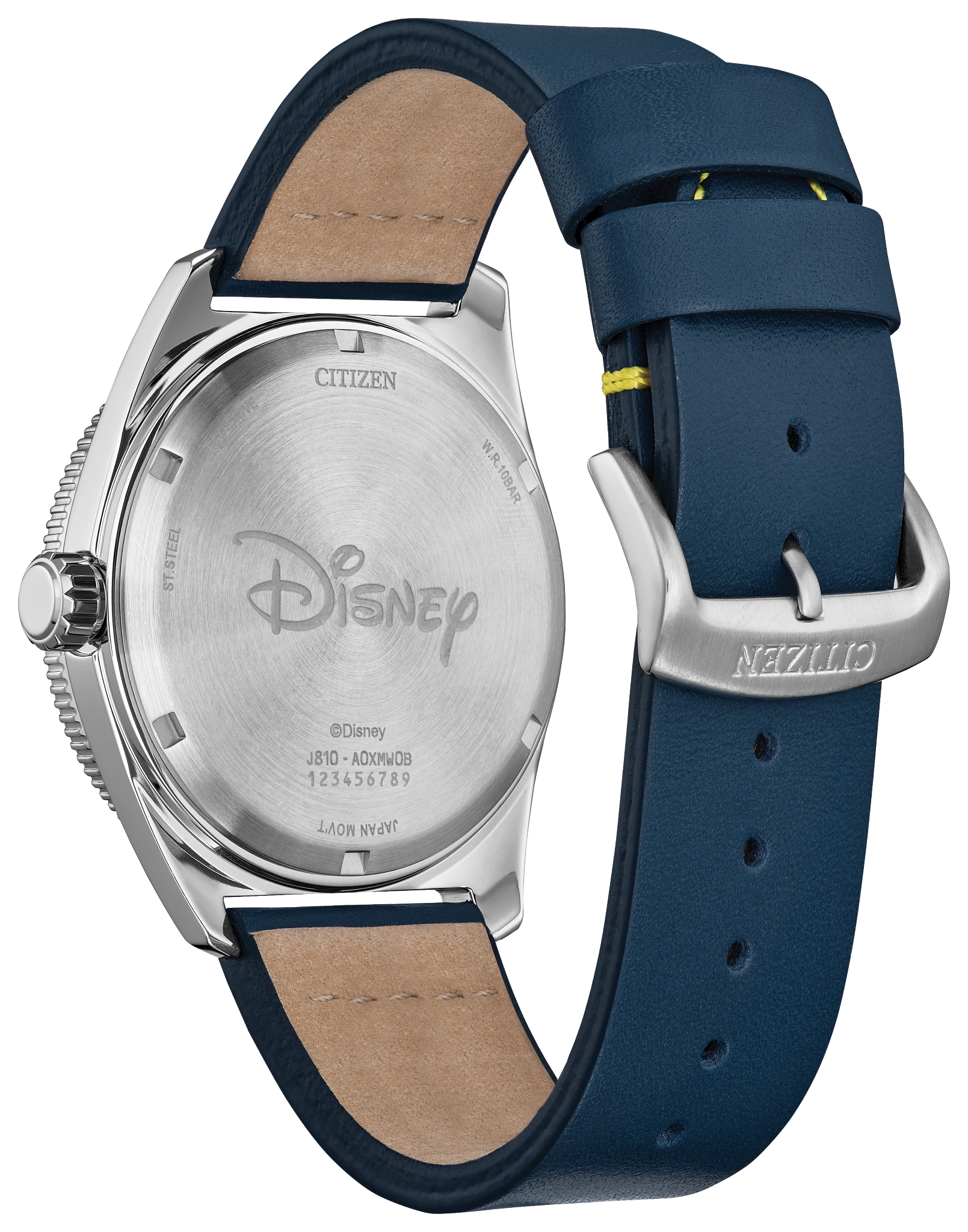 Donald Duck Blue Dial Leather Strap AW1790-05W | CITIZEN
